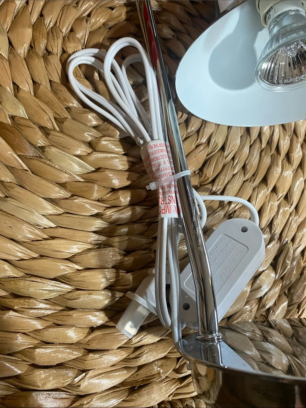Today only price! NWT Threshold Chrome Silver Candle Warmer Lamp